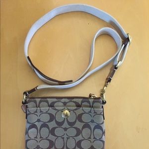 Tan Coach Crossbody Purse